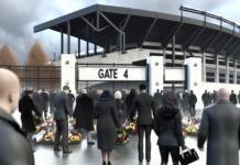 Συγκινητική λατρεία στη Θύρα 4: Λουλούδια και θρήνος για τα θύματα του δυστυχήματος στη Ρουμανία